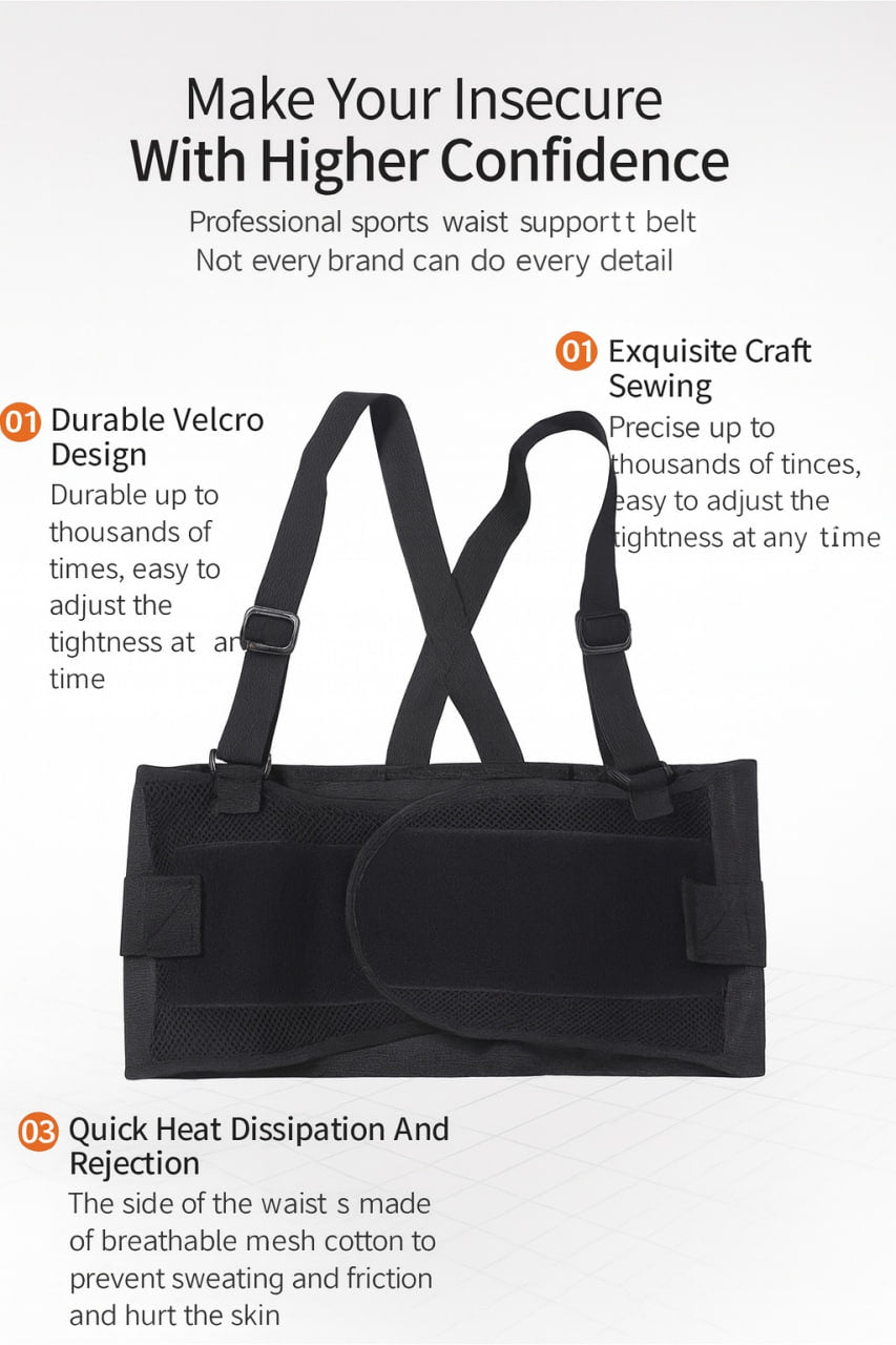 Work Belt with Anti-Fatigue Support
