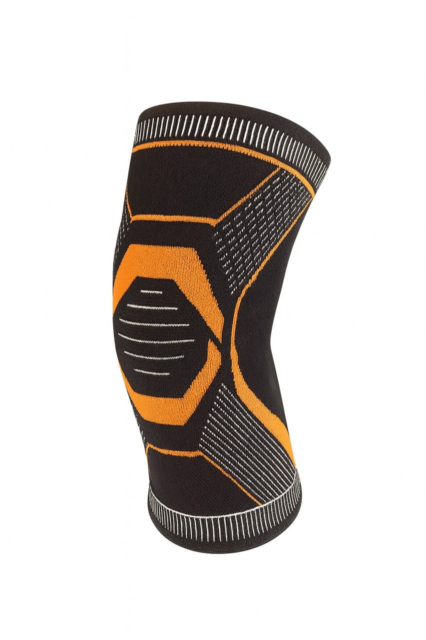 Nylon-Silicone Knitted Knee Support